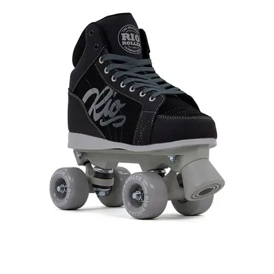 Rio Roller Lumina Children's Quad Skates - Black / Grey - UK:2J EU:34 US:M3L4