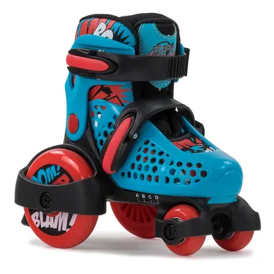 SFR Stomper Adjustable Children's Quad Skates - Blue / Black - UK:6J-9J EU:23-27 US:M7J-10J