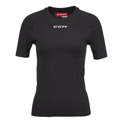 Dámské triko CCM Women's Short Sleeve Training Tee SR, Senior, M, černá