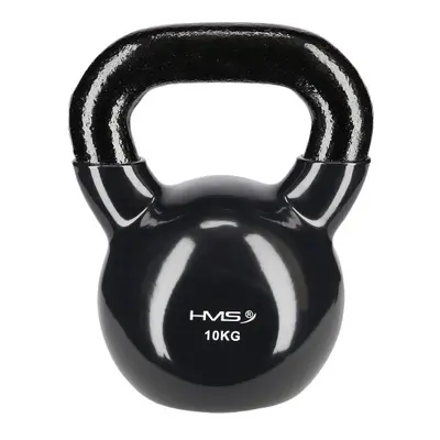 Kettlebell pokrytý vinylem HMS KNV10 kg, černý