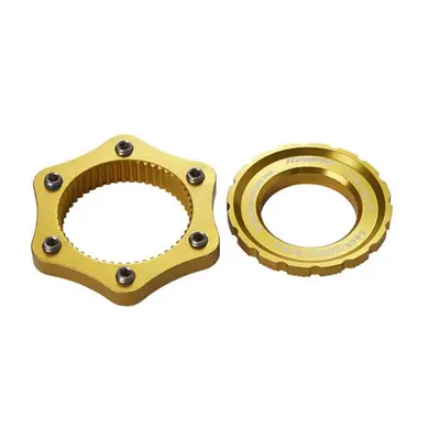 Adaptér Reverse kotouče diskové brzdy centerlock/6-otv. Gold