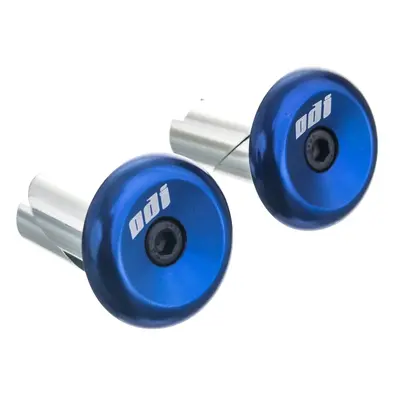 Koncovky řidítek ODI Aluminium End Plugs - Blue