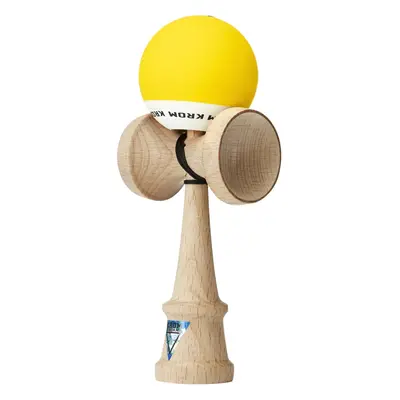 Kendama KROM Pop Rubber matná Žlutá