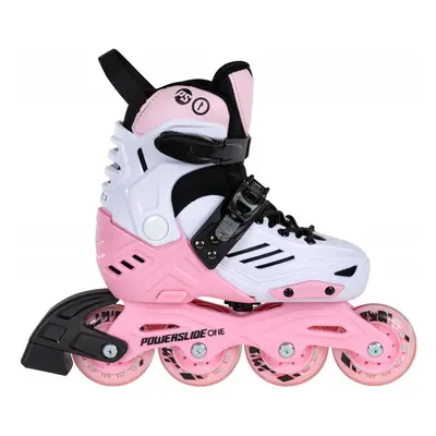 Dětské kolečkové brusle Powerslide One Khaan Junior LTD Pink, 4x, 72