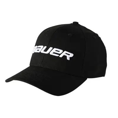 Kšiltovka Bauer Core Fitted Cap SR, tmavě modrá, Senior, S-M