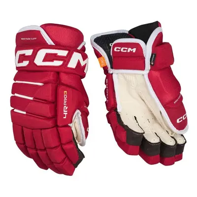 Rukavice CCM Tacks 4R Pro3 SR, Senior, 14", červená-bílá