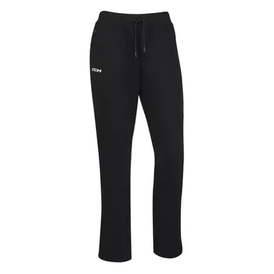 Dámské kalhoty CCM Women's Locker Tapered Pant SR, Senior, L, černá