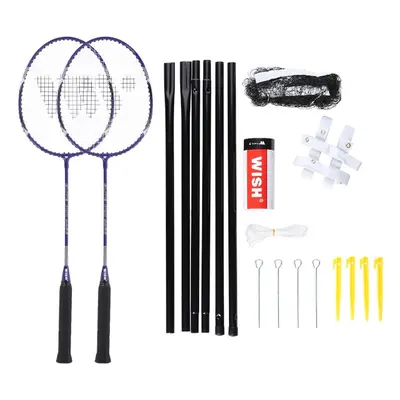 Sada raket na badminton WISH Alumtec 4466, fialová