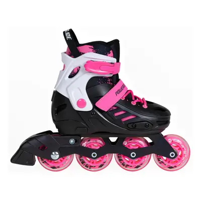 Dětské kolečkové brusle Powerslide Khaan Junior SQD Pink, 4x, 72