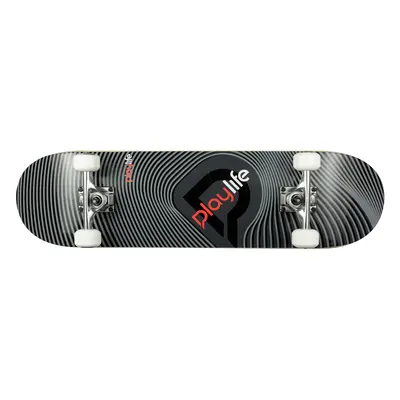 Skateboard Playlife Illusion Grey 31x8"