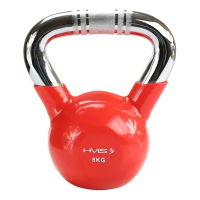 Kettlebell s chromovaným úchopem HMS KTC kg červený