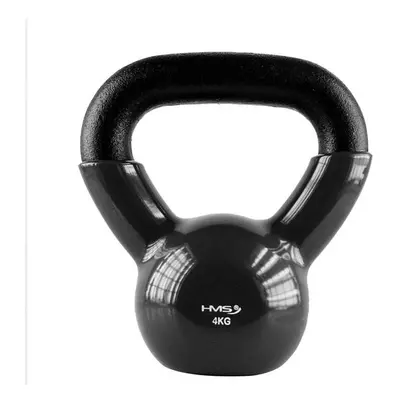 KNV04 ČERNÝ KETTLEBELL POKRYTÝ VINYLEM HMS