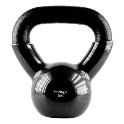 KNV06 ČERNÝ KETTLEBELL POKRYTÝ VINYLEM HMS