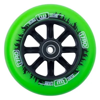 Kolečko Longway Tyro Nylon Core 110mm Green/Black Flame