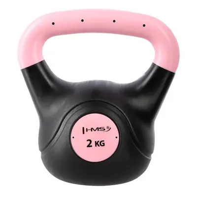 Kompozitový kettlebell HMS KPC02 Vin-Bell kg růžový