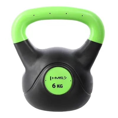 Kompozitový kettlebell HMS KPC06 Vin-Bell kg zelený