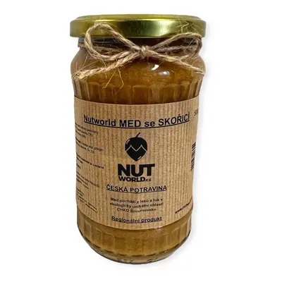 Nutworld.cz Med se skořicí 500g