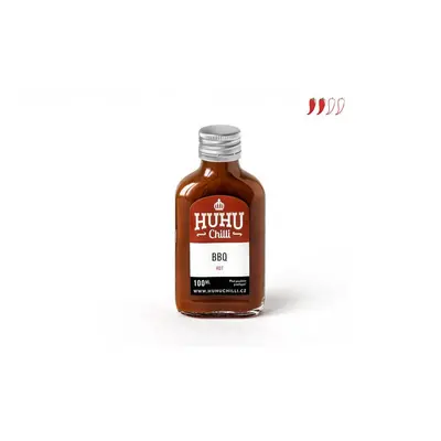 HUHU chilli BBQ omáčka - hot - Huhuchilli 100ml