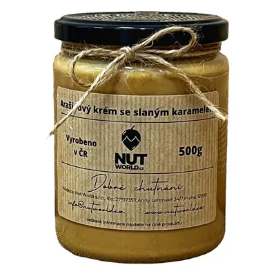 Nutworld.cz Arašídový krém slaný karamel 500g