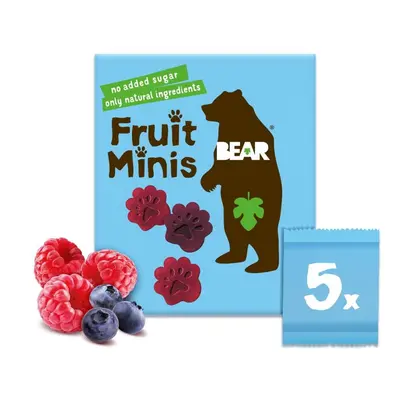 Bear Fruit Minis MALINA a BORŮVKA 5x20g