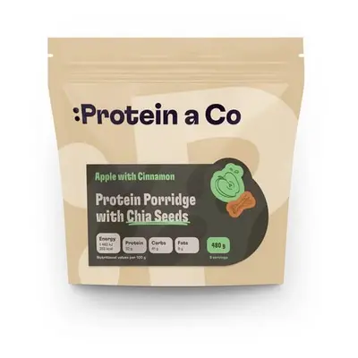 ProteinaCO Proteinová kaše s CHIA - jablko se skořicí