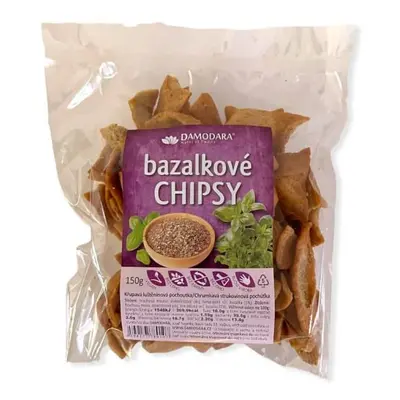 Damodara Bazalkové chipsy 150g