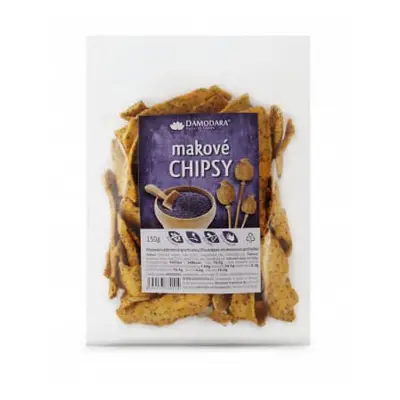 Damodara Makové chipsy 150g