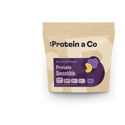 ProteinaCO Proteinové smoothie - borůvka a banán 210g