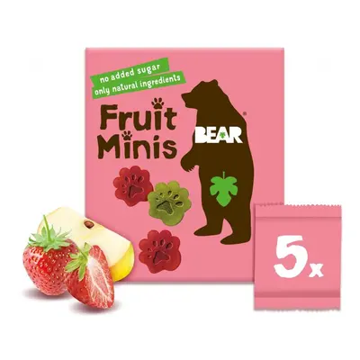 Bear Fruit Minis JAHODA a JABLKO 5x20g