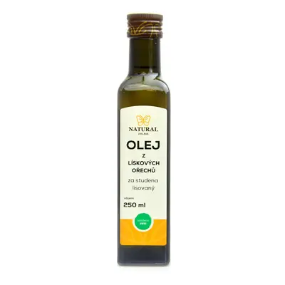 Natural Olej z lískových ořechů za studena lisovaný 250ml