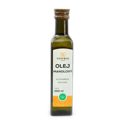 Natural Mandlový olej za studena lisovaný 250ml