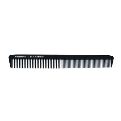 Kiepe Active Carbon Fibre comb - profesionální kombinované hřebeny 517 - 220 x 30 mm