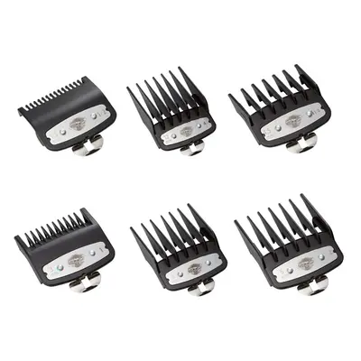 Captain Cook Combs Metallics Clipper 06602 - hřebenové nástavce, 6 ks