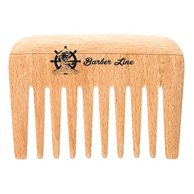 Barber Line Wooden Comb 04548 - hřeben na bradu