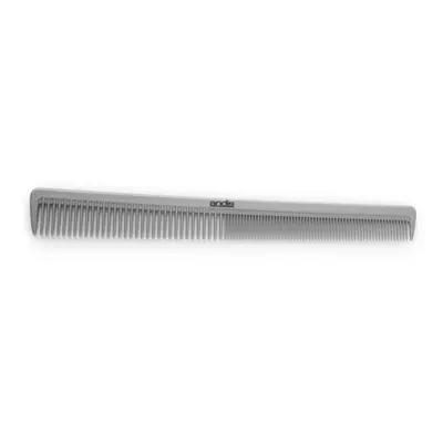 Andis 3932 Barber taperin comb, grey - holičský kombinovaný hřeben