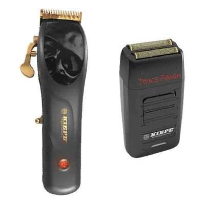 KIEPE Black Set - set clipper a shaver + Minerální olej M22, 200 ml