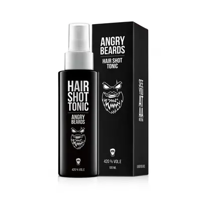 (EXP:9/24) Angry Beards Hair Shot Tonikum - tonikum na vlasy, 100 ml