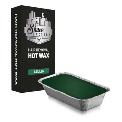 The Shave Factory Hair Removal Hot Wax Azulen - vosk k depilaci, 500 g