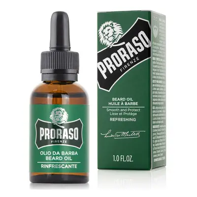 Proraso Beard Oil Refreshing - osvěžující ochranný olej na bradu, 30 ml