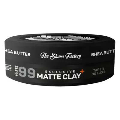 The Shave Factory Exclusive Matte Clay - matná hlína se silnou fixací, 150 ml Shea Butter 99- Ta