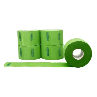 L3VEL3 Neck Strips Colour - barevné ochranné papírky při stříhání, 5x100ks LIME - limetkové