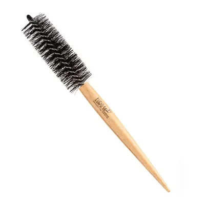 Eurostil Crimping Brush - kartáče na foukání vlasů s nylonovými štětinami 01597 - dřevěná rukoje