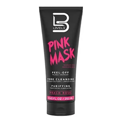 L3VEL3 Peel Off Mask - slupovací čistící obličejová maska, 250 ml Peach Rosé - růžová