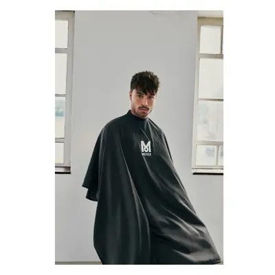 Moser 0092-0146 Barber Pinstripe Cape - černá pláštěnka, na háček