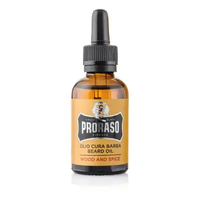 Proraso Beard Oil Wood and Spice - ochranný olej na bradu s vůní cedru a koření 30 ml