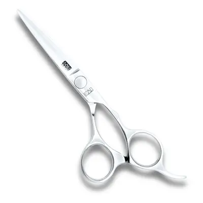 Kasho KCR OS Chrome OFFSET Scissors - profesionální kadeřnické nůžky - OFFSET KCR-55 OS - 5,5"