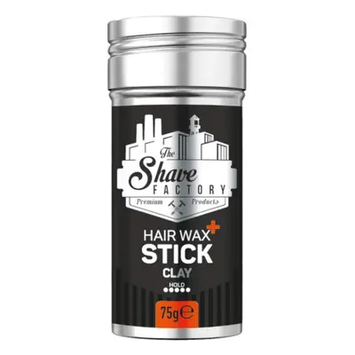 The Shave Factory Hair Wax Stick Clay ●●●●● - vosk/hlína v tyčince - silná fixace, 75 g