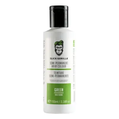 Slick Gorilla Semi-Permanent Hair Colour - semi-permanentní barva na vlasy, 100 ml GREEN - zelen