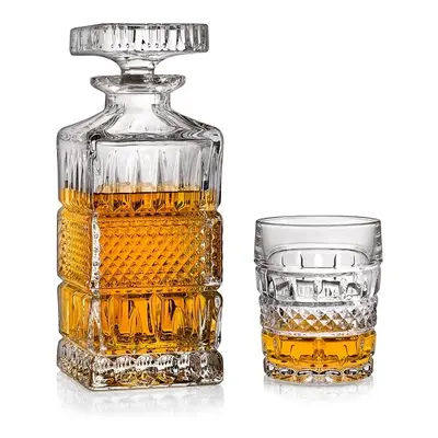 Crystal Bohemia BRITTANY whisky set (1+6)