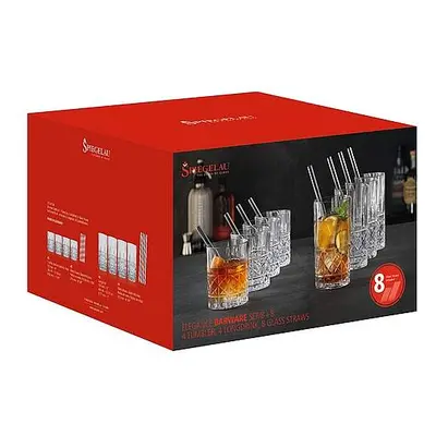 Spiegelau Elegance barware set (8+8)